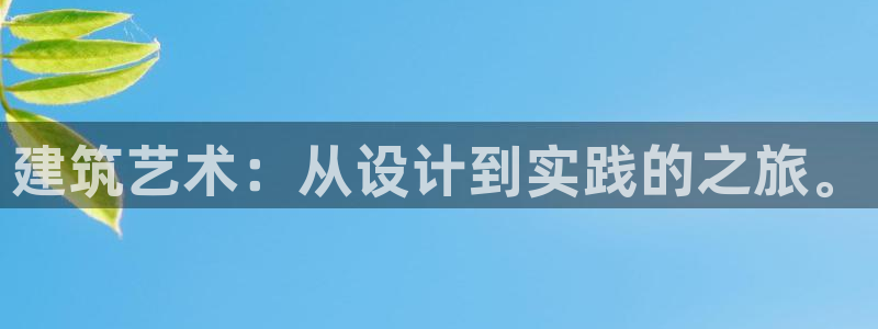 乐发旗下的老平台邀请码：建筑艺术：从设计到实践的之旅。